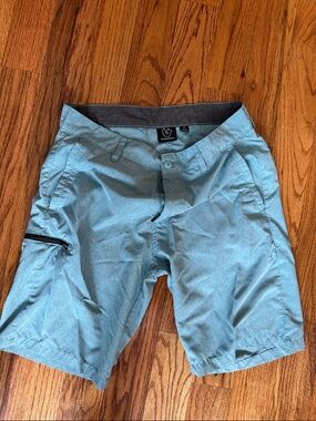 burnside Men's Teal Cargo Shorts